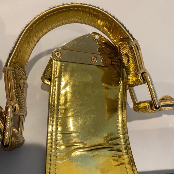 Limited Edition Vintage Louis Vuitton Polly Monogram Leopard Hobo Bag - Picture 12 of 16